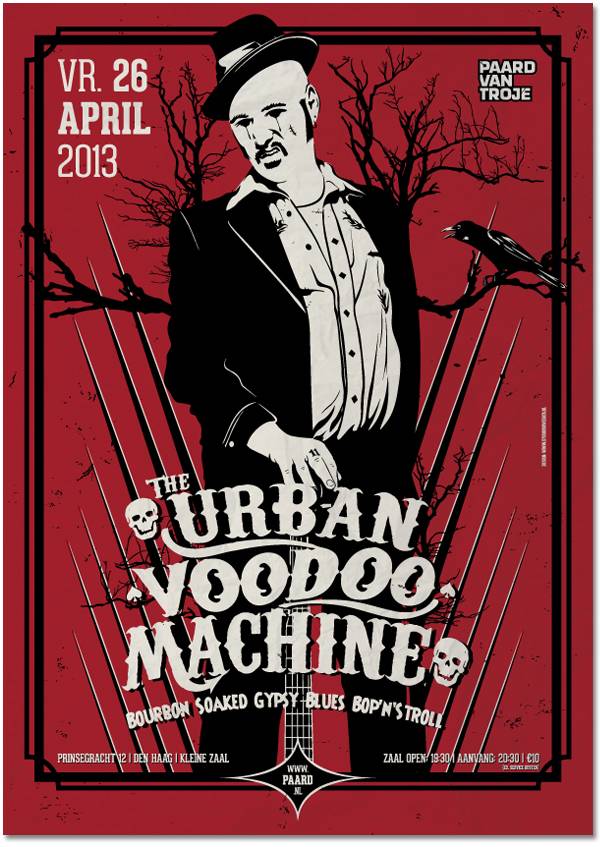 The Urban Voodoo Machine release "Rare Gumbo" and visit the Benelux